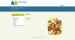Desktop Screenshot of clbhalle.be