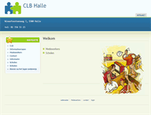 Tablet Screenshot of clbhalle.be